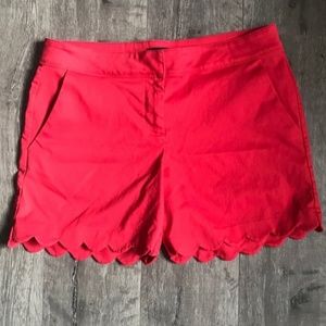 Scalloped shorts, The Limited